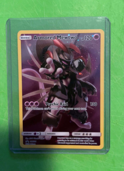 Pokemon TCG Armored Mewtwo SM228 SM Promo Holo English 120 HP Psychic Raid 130 - Image 1