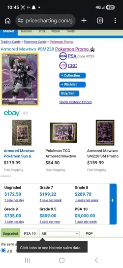 Pokemon TCG Armored Mewtwo SM228 SM Promo Holo English 120 HP Psychic Raid 130 - Image 3