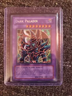 Vintage YuGiOh Prismatic Secret Rare Holofoil Promo Dark Paladin DMG-001 M/NM - Image 1