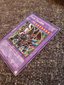 Vintage YuGiOh Prismatic Secret Rare Holofoil Promo Dark Paladin DMG-001 M/NM - Image 4