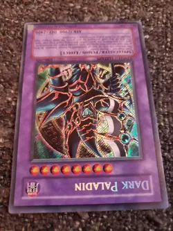 Vintage YuGiOh Prismatic Secret Rare Holofoil Promo Dark Paladin DMG-001 M/NM - Image 5