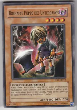 YU-GI-OH Boshafte Puppe des Untergangs Common DR3-DE018 - Image 1