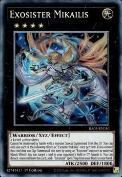 Exosister Mikailis - Collector's Rare 1st Edition RA05-EN050 - NM - YuGiOh - Image 1