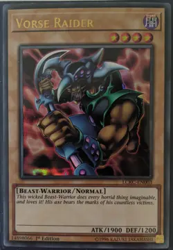 YuGiOh Vorse Raider Ultra Rare 1st Edition LCKC-EN003 - Image 1