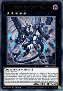 Arc Rebellion Xyz Dragon - Ultra Rare 1st Edition BLGG-EN100 - NM - YuGiOh - Image 1