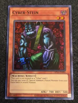 Yugioh Cyber-Stein OP16-EN004 Super Rare NM - Image 1