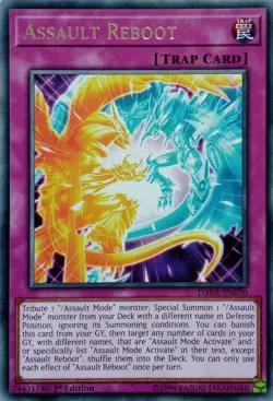 DANE-EN070 ASSAULT REBOOT RARE 1ST EDITION YuGiOh CARD - Image 1
