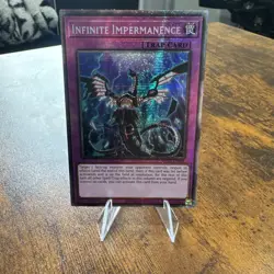 Yugioh Infinite Impermanence MP25-EN032 Starlight Rare 1st Ed Near Mint - Image 1