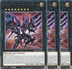 yugioh 3x Nummer 107: Galaxieaugen-Tachyonendrache MZTM-DE091 RARE DEUTSCH - Image 1