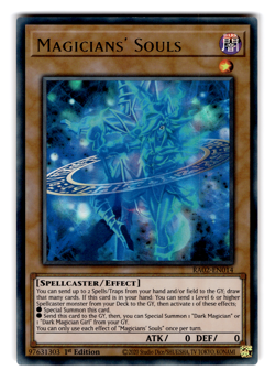 YUGIOH MAGICIANS' SOULS ULTRA RARE 1ST EDITION NEAR MINT RA02-EN014 - Image 1