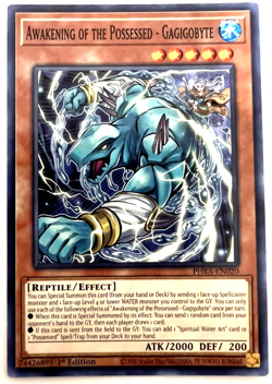 YuGiOh! - Awakening of the Possessed - Gagigobyte PHRA-EN020 1st Edition Common - Image 1
