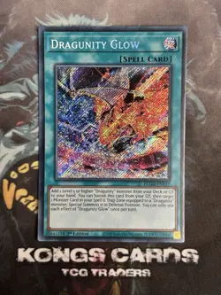 BLGG-EN117 Dragunity Glow Secret Rare Yu-Gi-Oh! NEW - Image 1