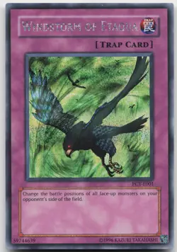 Windstorm of Etaqua PCY-E001 Prismatic Secret Rare Lightly Played Yugioh - Image 2