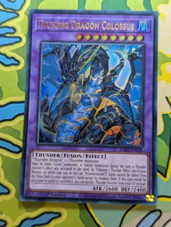 Thunder Dragon Colossus RA03-EN036 Ultra Rare 1st Edition YuGiOh TCG Card - Image 1