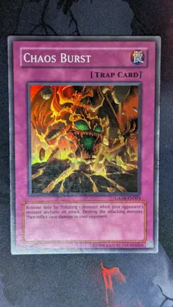 Chaos Burst (GX Tag Force 2) Super Rare Yu-Gi-Oh Promotional Cards GX04-EN003 MP - Image 1