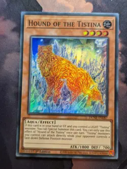 Yu-Gi-Oh! - Hound of the Tistina - DUNE-EN087 - Super Rare - 1st Edition - Image 1
