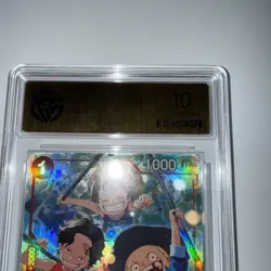 Pristine 10 2025 One Piece CHN Ace&Sabo&Luffy OP13-007 SR - Image 2