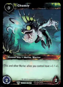 World of Warcraft TCG Chumly (Foil) - Throne of the Tides 185/263 - Image 1