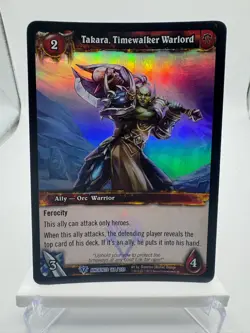 World of Warcraft TCG Foil Promo War of the Ancients Takara, Timewalker Warlord - Image 1
