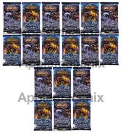Lot of 18 World of Warcraft WoW TCG ScourgeWar Icecrown Booster Packs NEW SEALED - Image 1