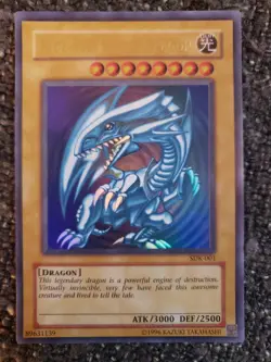 Vintage YuGiOh Starter Deck Kaiba Blue Eyes White Dragon SDK-001 High Grade M/NM - Image 2