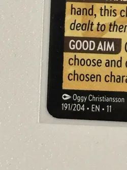 Disney Lorcana Angel Experiment 624 Character Card 191/204 EN-11 Oggy Christian… - Image 4