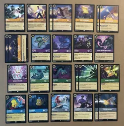 Disney Lorcana TCG The Little Mermaid 25 Card Theme LOT Mixed Sets - Image 4