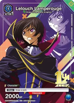 Lelouch Lamperouge Promo Foil - UEPR/CGH-2-012 NM - Union Arena - Image 1