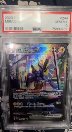 Pokemon 2023 Miraidon Gen Mint 10. Nice Card - Image 1