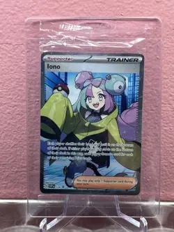 Iono 124 Pokemon TCG SV: Scarlet & Violet SVP - Black Star Promo Cards Sealed NM - Image 1