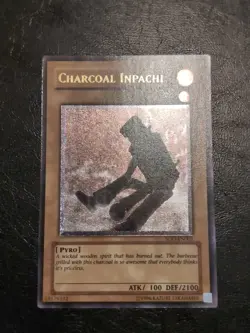 Yu-Gi-Oh! ULTIMATE RARE HOLO CARD CHARCOAL INPACHI SOD-EN001 VLP - Image 1