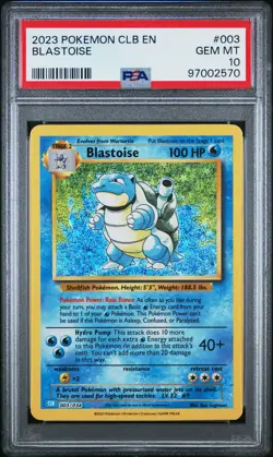 2023 Pokemon Trading Card Game Classic Blastoise PSA 10 - Image 1