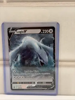 Pokemon Lugia v TCG Silver Tempest Holo Ultra Rare Card 138/195 - Image 1