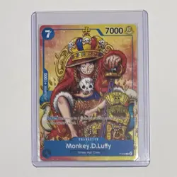 Bandai One Piece Card Game Monkey.D.Luffy Foil 2nd/3rd Anniv 2x ST01-012 P-043 - Image 2