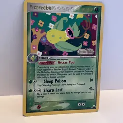 Pokemon Victreebel Card 13/92 EX Legend Maker Reverse Holo Stamped LP - Image 2