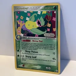 Pokemon Victreebel Card 13/92 EX Legend Maker Reverse Holo Stamped LP - Image 3