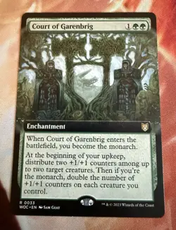 Wizards of the Coast Court of Garenbrig EXTENDED ART WOE 0033 EN 2023 - Image 1