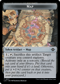 x4 Map LCI TOKEN MTG 17 TOKEN M/NM 4x - Image 1