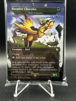 Paradise Chocobo (Borderless) Commander: Final Fantasy Foil Chocobo Sealed - Image 1