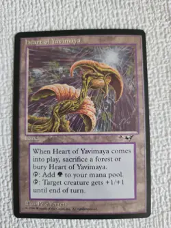 Heart of Yavimaya Alliances LP Lightly Played MTG - Image 1