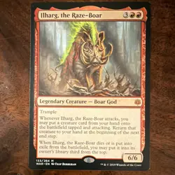 Wizards of the Coast MTG Ilharg, the Raze-Boar WAR Mythic Regular 133 EN - Image 1