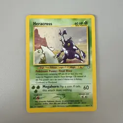 Pokemon TCG Neo Genesis Unlimited Holo Rare Card 6/111 Heracross - Image 1