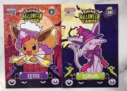 Pokemon Collectoons halloween card lot Eevee Ans Espeon - Image 1