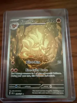 Pokemon Ninetales Obsidian Flames Scarlet & Violet Card 199/197 - Image 1
