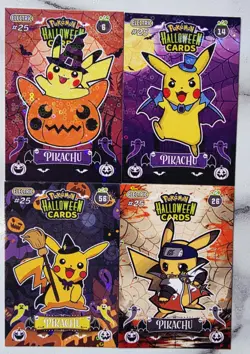 Pokemon Collectoons halloween card lot Pikachu - Image 1