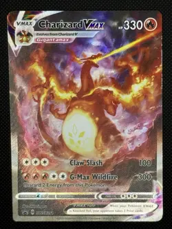 Charizard VMAX swsh261 Full Art Black Star Promo Holo Pokemon Card Near Mint - Image 1