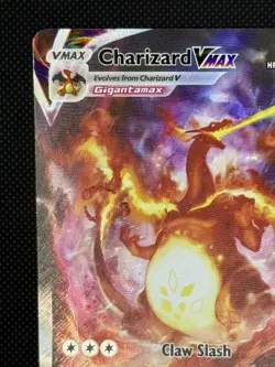 Charizard VMAX swsh261 Full Art Black Star Promo Holo Pokemon Card Near Mint - Image 3