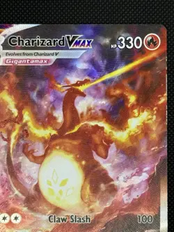 Charizard VMAX swsh261 Full Art Black Star Promo Holo Pokemon Card Near Mint - Image 4