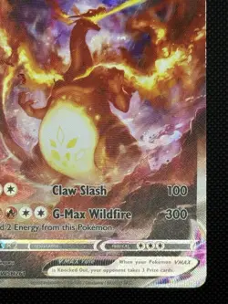 Charizard VMAX swsh261 Full Art Black Star Promo Holo Pokemon Card Near Mint - Image 5