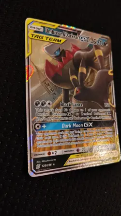 Pokemon TCG Umbreon & Darkrai GX Tag Team Unified Minds Card 125/236 NearMint NM - Image 2